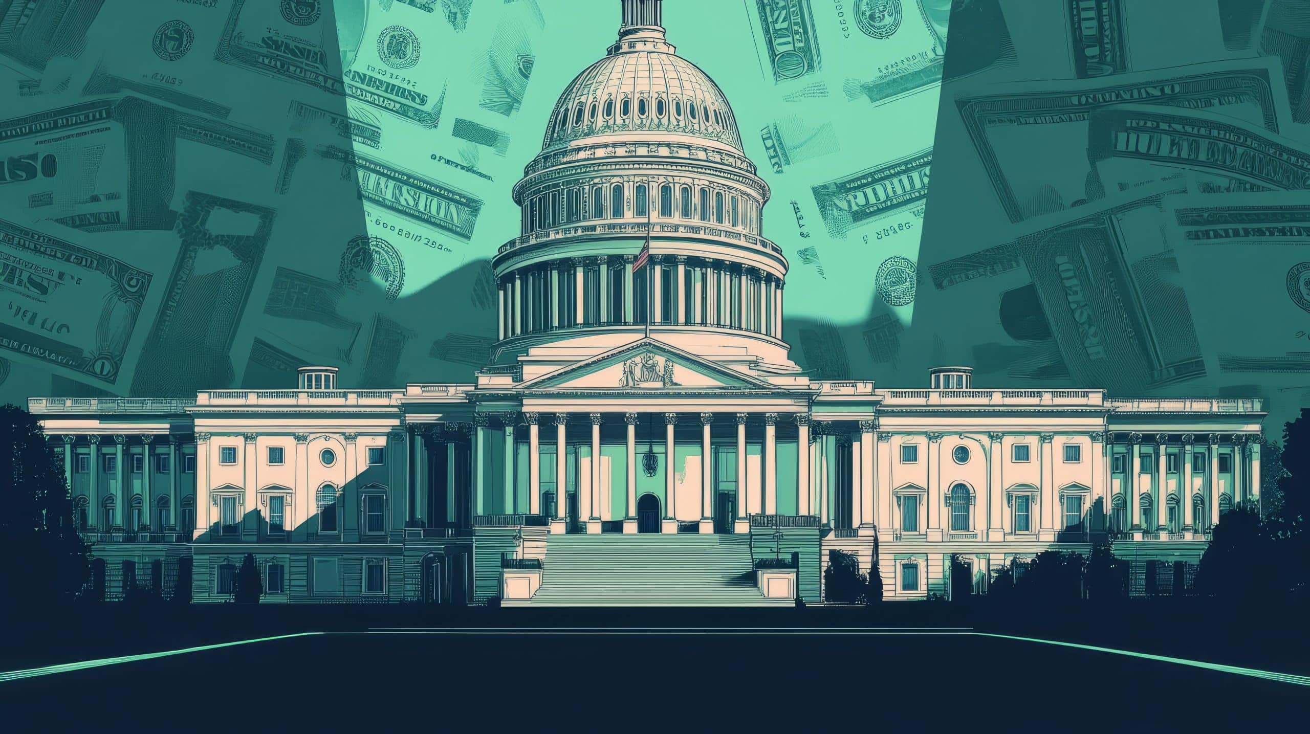 Government Spending Illustration With Capitol Building And Money Government Spending Illustration With Capitol Building And Money and What the ‘One Big Beautiful Bill’ Means for Content Creators.